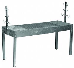 Ψησταριά Κάρβουνου Συρταρωτή Σχάρα Γαλβανιζέ Αρνί 